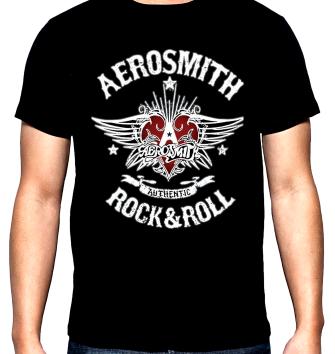 Aerosmith, Rock and roll, 2, men's t-shirt, 100% cotton, S to 5XL