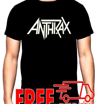 Anthrax, Logo, 2, men's t-shirt, 100% cotton, S to 5XL