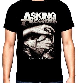 Asking Alexandria, Reckless and Relentless, men's  t-shirt, 100% cotton, S to 5XL