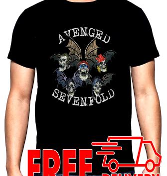 Avenged sevenfold, 1, men's t-shirt, 100% cotton, S to 5XL