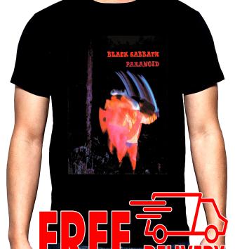 Black Sabbath, Paranoid, men's t-shirt, 100% cotton, S to 5XL