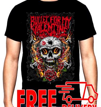 Bullet for my valentine, 3, men's t-shirt, 100% cotton, S to 5XL
