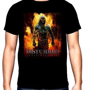 Disturbed, Indestructible, men's  t-shirt, 100% cotton, S to 5XL