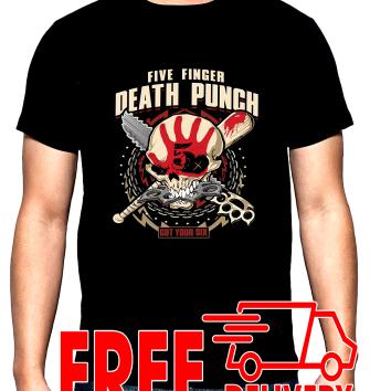 Five finger death punch, Logo, men's t-shirt, 100% cotton, S to 5XL