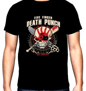 Five finger death punch, Logo, men's t-shirt, 100% cotton, S to 5XL