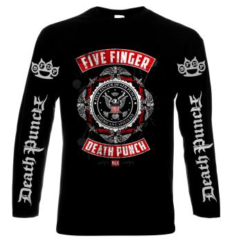 Five Finger Death Punch, American capitalist, men's long sleeve t-shirt, 100% cotton, S to 5XL