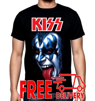 Kiss, men's  t-shirt, 100% cotton, S to 5XL