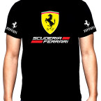 Ferrari scuderia, formula one team, men's  t-shirt, 100% cotton, S to 5XL