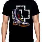 Rammstein, Boot, men's  t-shirt, 100% cotton, S to 5XL