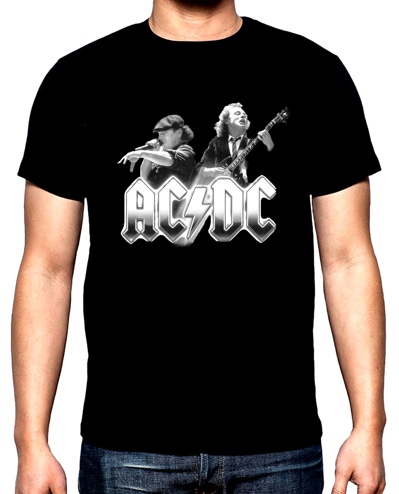 T-SHIRTS AC DC, Band, 2, men's t-shirt, 100% cotton, S to 5XL