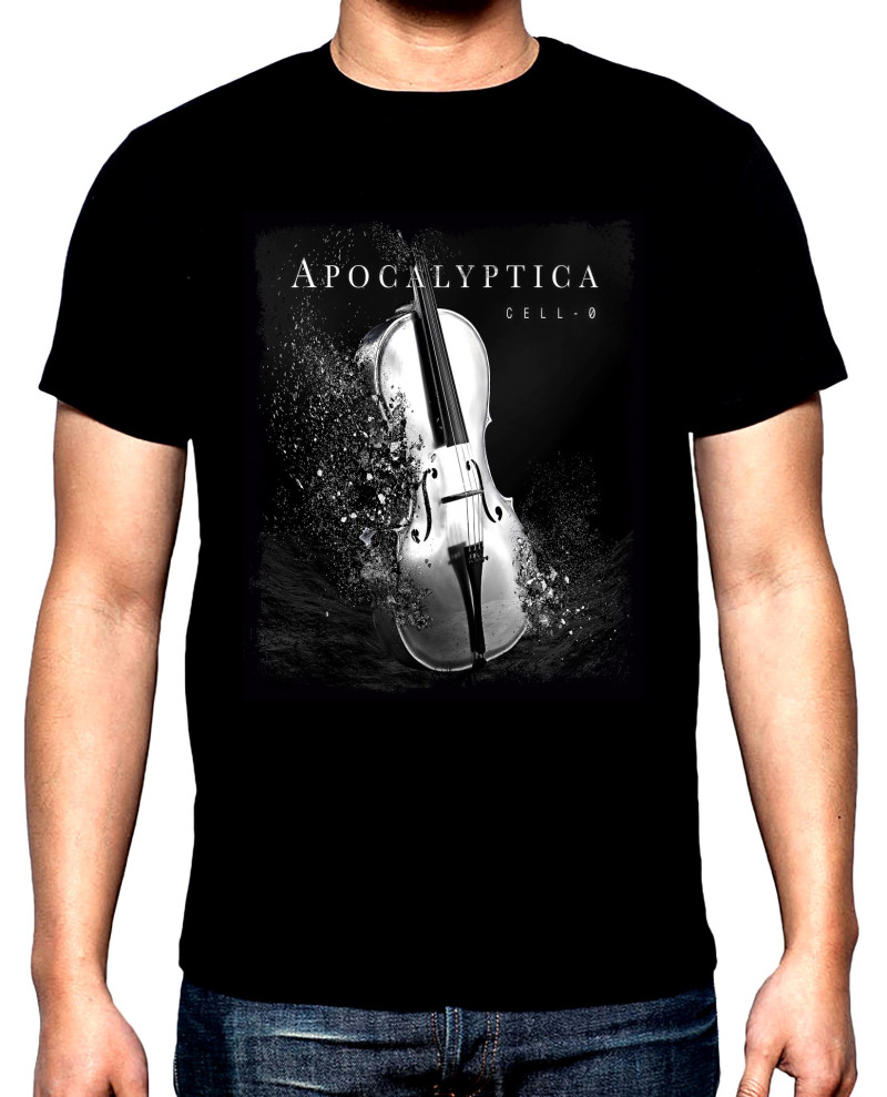 T-SHIRTS Apocalyptica, Cell-0, men's  t-shirt, 100% cotton, S to 5XL