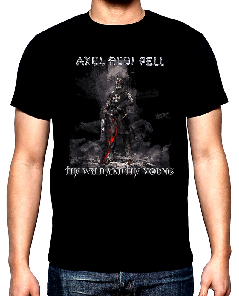 T-SHIRTS Axel Rudi Pell, The wild and the young, men's t-shirt, 100% cotton, S to 5XL