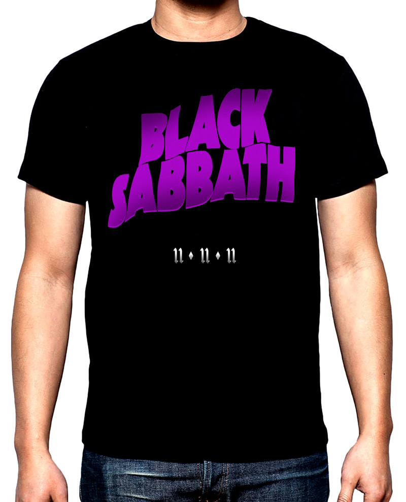T-SHIRTS Black Sabbath, Logo, 2, men's t-shirt, 100% cotton, S to 5XL