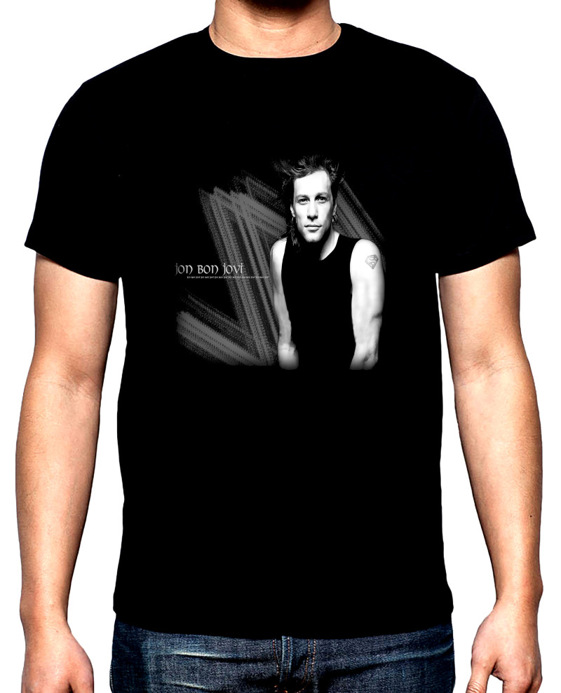 T-SHIRTS Bon Jovi, 1, men's t-shirt, 100% cotton, S to 5XL