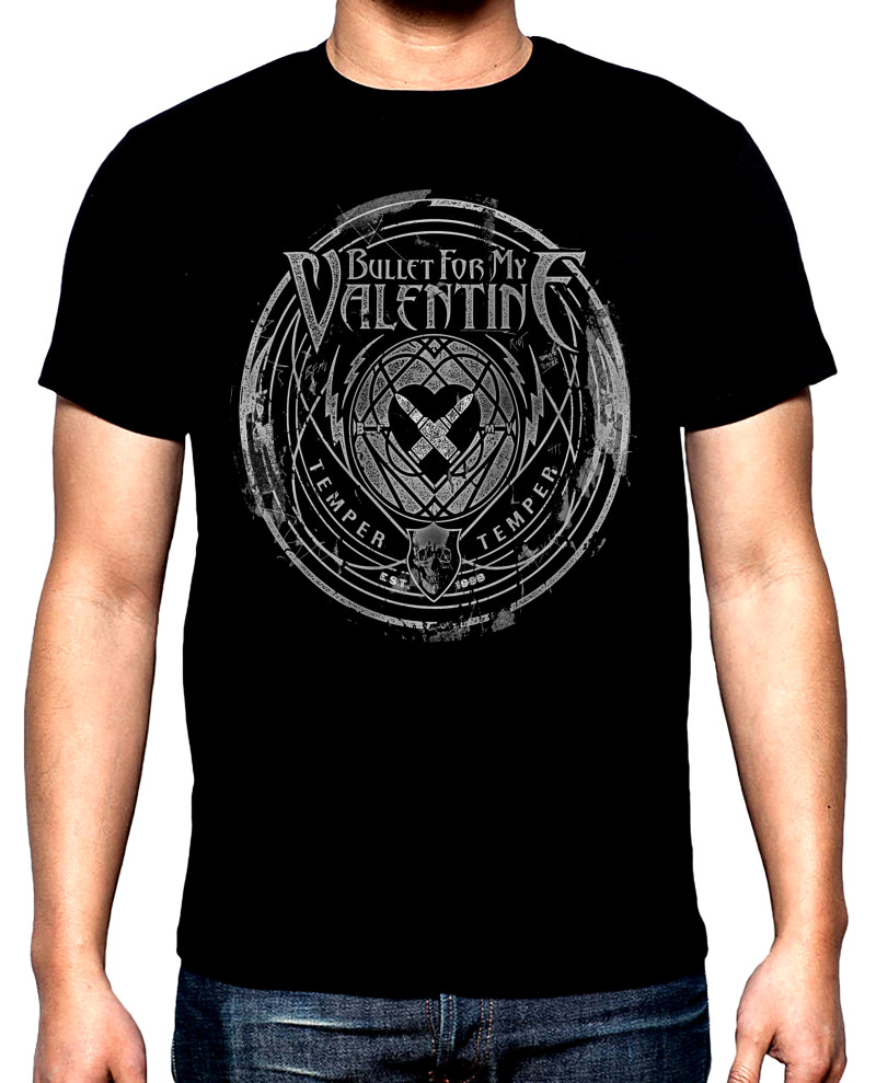 T-SHIRTS Bullet for my valentine, Temper Temper, men's t-shirt, 100% cotton, S to 5XL