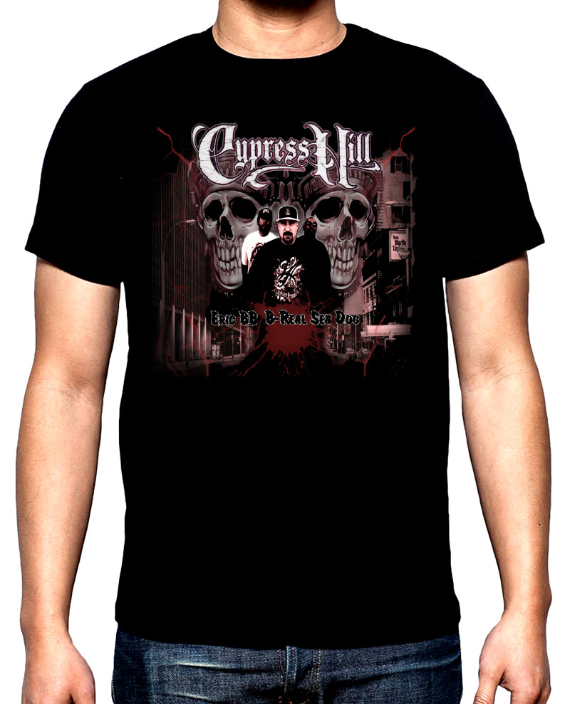 T-SHIRTS Cypress Hill, Eric BB B-Real Sen Dog, men's t-shirt, 100% cotton, S to 5XL