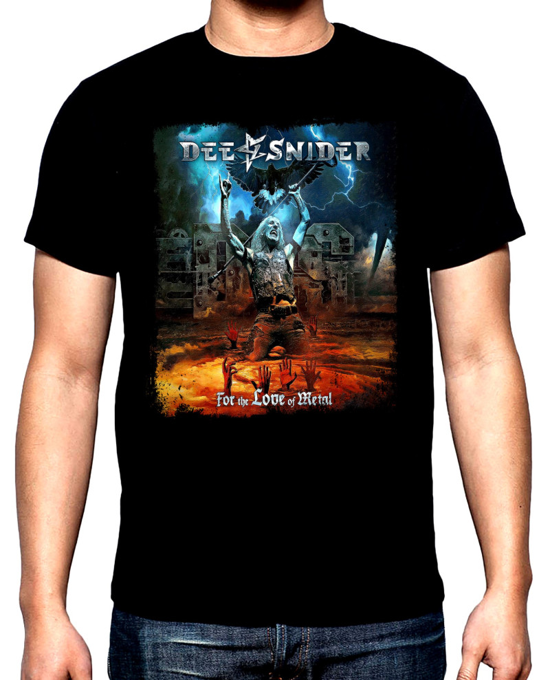 T-SHIRTS Dee Snider, For the love of metal, men's  t-shirt, 100% cotton, S to 5XL