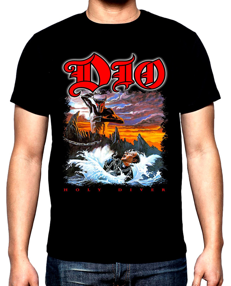 T-SHIRTS Dio, Holy Diver, men's  t-shirt, 100% cotton, S to 5XL