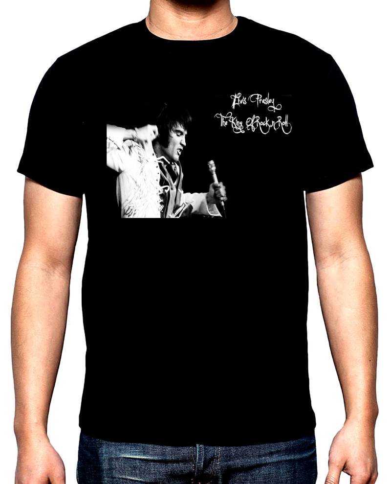 T-SHIRTS Elvis, The king of rock and roll, men's t-shirt, 100% cotton, S to 5XL