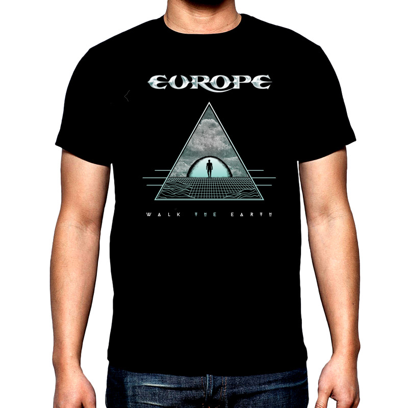T-SHIRTS Europe, Walk the earth, men's t-shirt, 100% cotton, S to 5XL