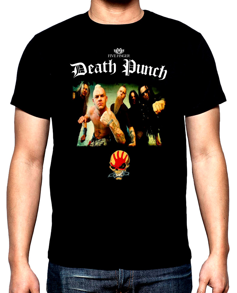 T-SHIRTS Five finger death punch, Band, men's t-shirt, 100% cotton, S to 5XL