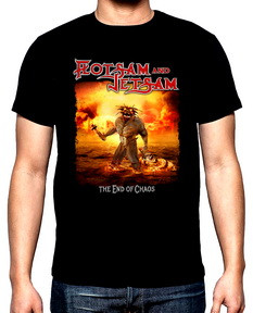 T-SHIRTS Flotsam and Jetsam, The end of chaos, men's  t-shirt, 100% cotton, S to 5XL