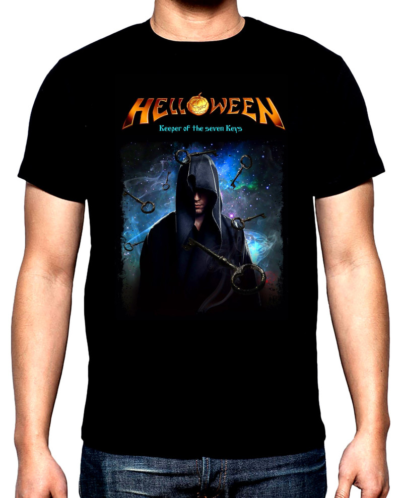 T-SHIRTS Heloween, The keeper of the seven keys, men's  t-shirt, 100% cotton, S to 5XL