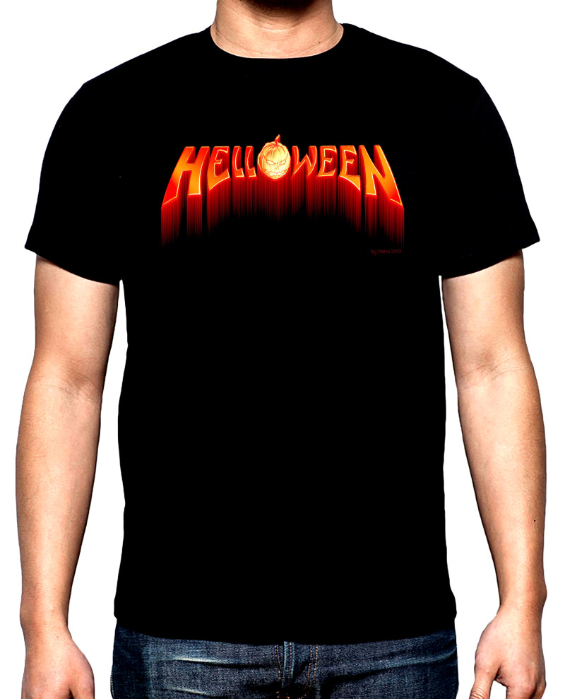 T-SHIRTS Helloween, Logo, men's t-shirt, 100% cotton, S to 5XL