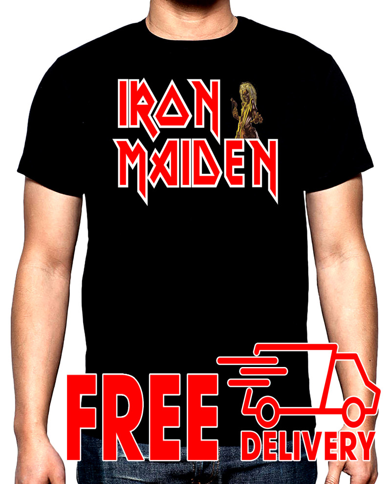 T-SHIRTS Iron Maiden, 3, men's t-shirt, 100% cotton, S to 5XL