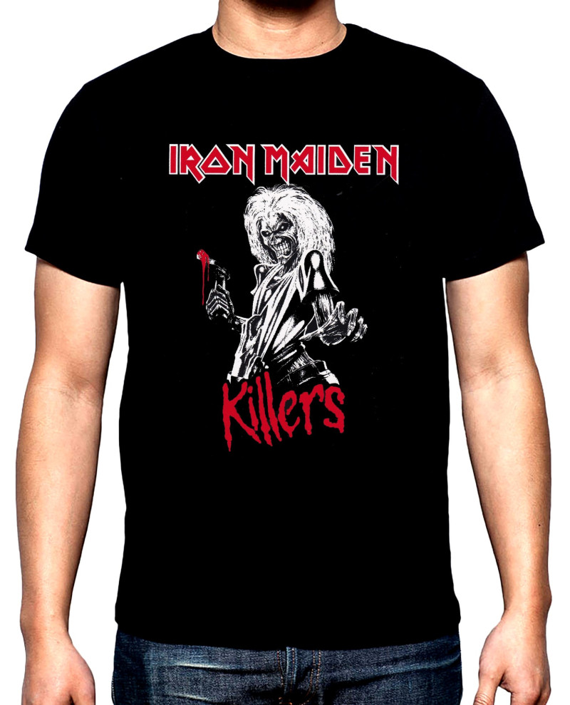 T-SHIRTS Iron Maiden, Killers, men's  t-shirt, 100% cotton, S to 5XL