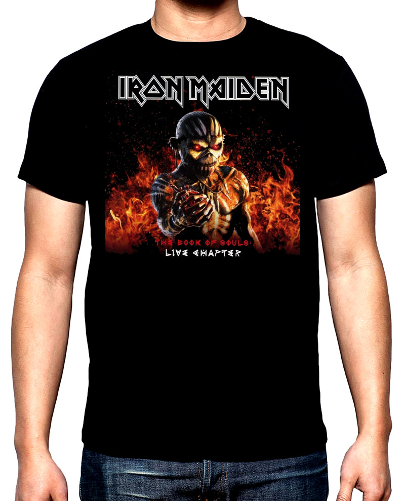 T-SHIRTS Iron Maiden, The Book Of Souls Live Chapter, men's t-shirt, 100% cotton, S to 5XL