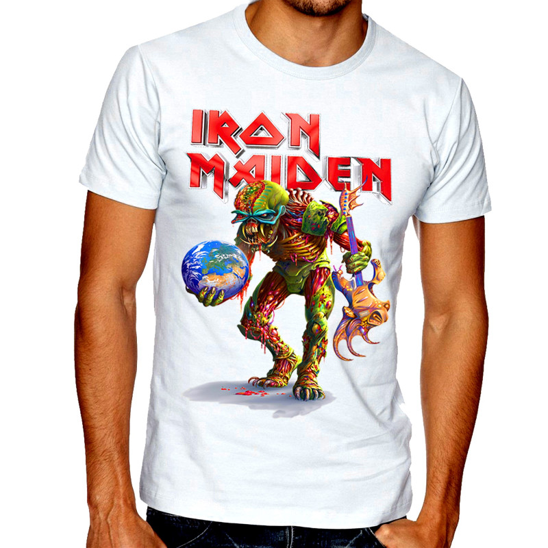 T-SHIRTS Iron Maiden, Eddie, men's  t-shirt, 100% cotton, S to 5XL
