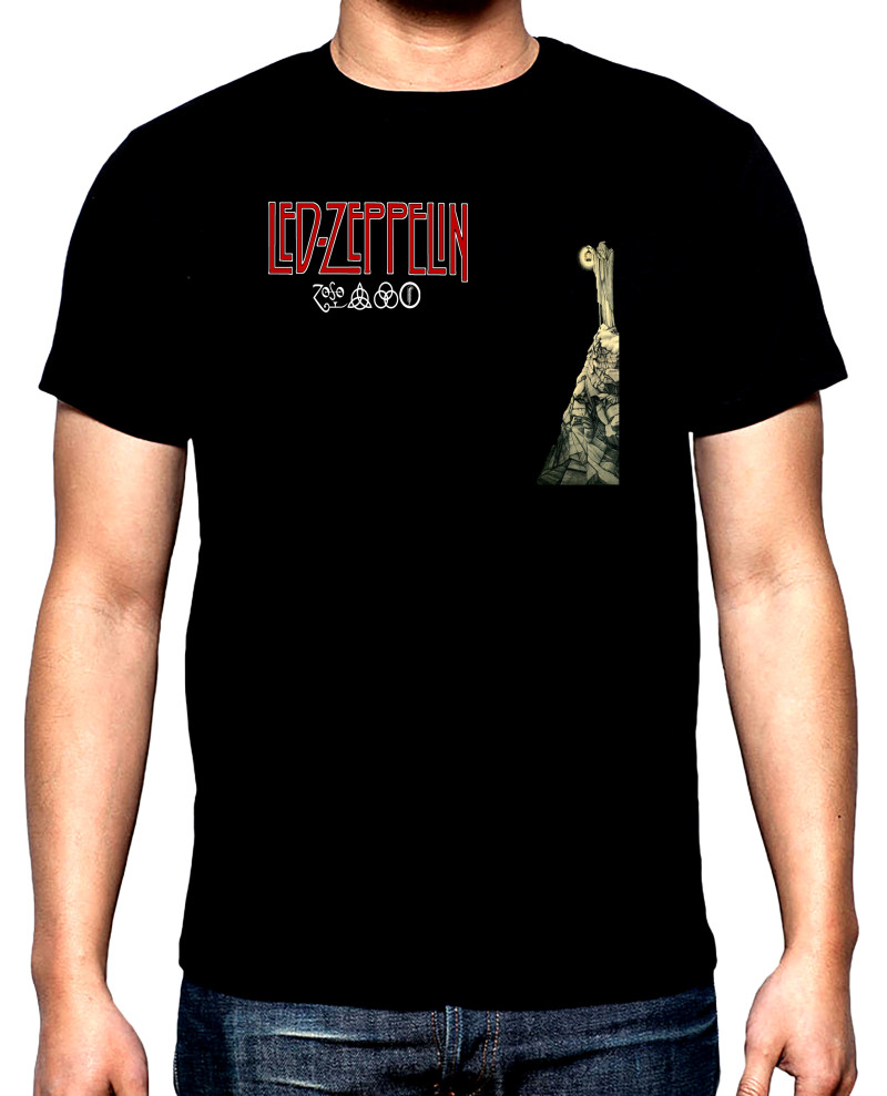 T-SHIRTS Led Zeppelin, Logo, men's t-shirt, 100% cotton, S to 5XL
