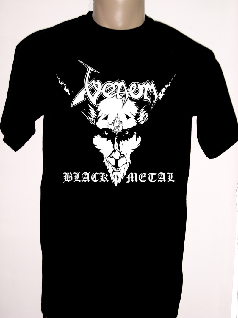 T-SHIRTS Venom, Black metal, men's  t-shirt, 100% cotton, S to 5XL