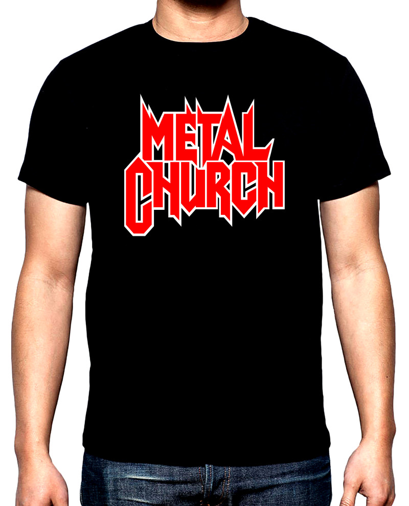 T-SHIRTS Metal church, Logo, men's t-shirt, 100% cotton, S to 5XL
