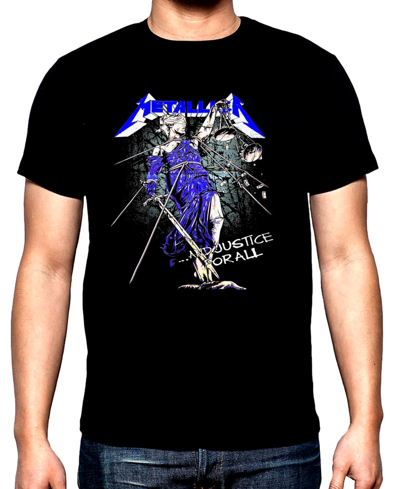 T-SHIRTS Metallica, And justice for all, men's  t-shirt, 100% cotton, S to 5XL