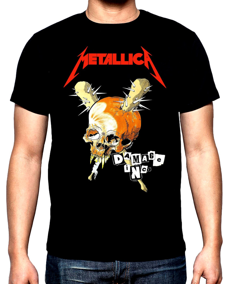 T-SHIRTS Metallica, Damage Inc, men's  t-shirt, 100% cotton, S to 5XL