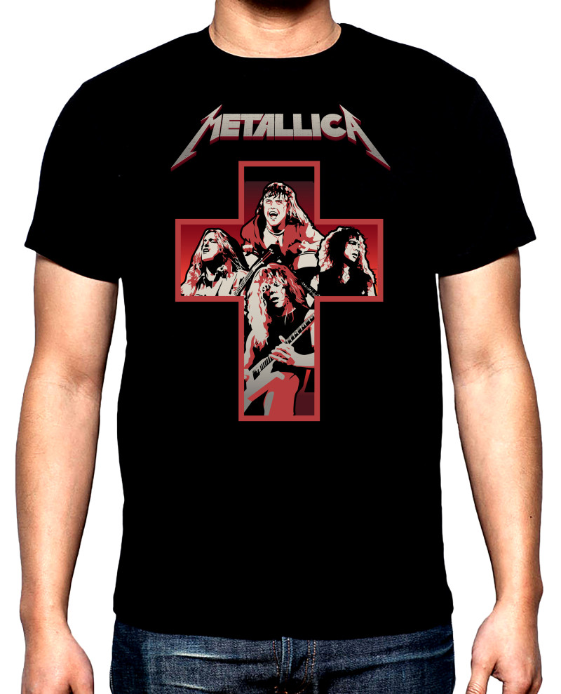 T-SHIRTS Metallica, 4, men's t-shirt, 100% cotton, S to 5XL