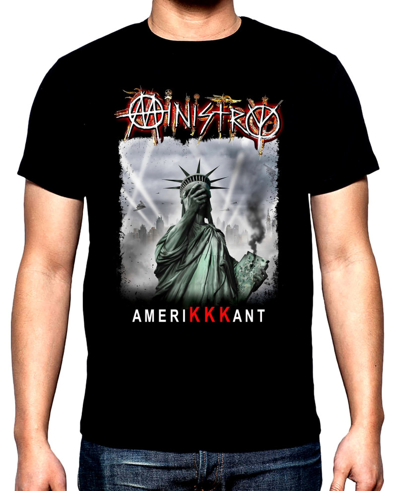 T-SHIRTS Ministry, Amerikkkant, men's  t-shirt, 100% cotton, S to 5XL