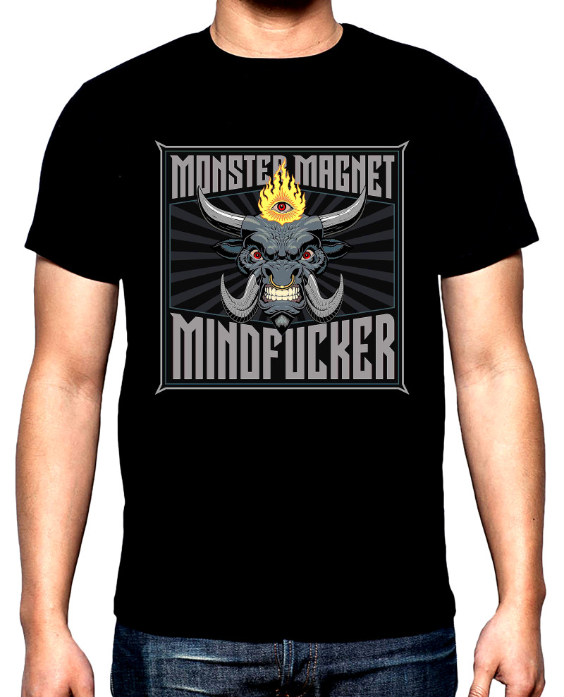 T-SHIRTS Monster Magnet, Mindfucker, men's t-shirt, 100% cotton, S to 5XL