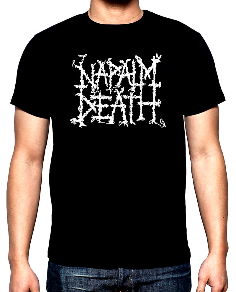 T-SHIRTS Napalm death, Logo, men's t-shirt, 100% cotton, S to 5XL