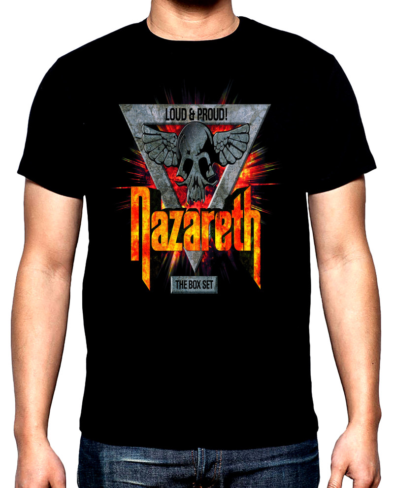 T-SHIRTS Nazareth, Loud and Proud, men's t-shirt, 100% cotton, S to 5XL