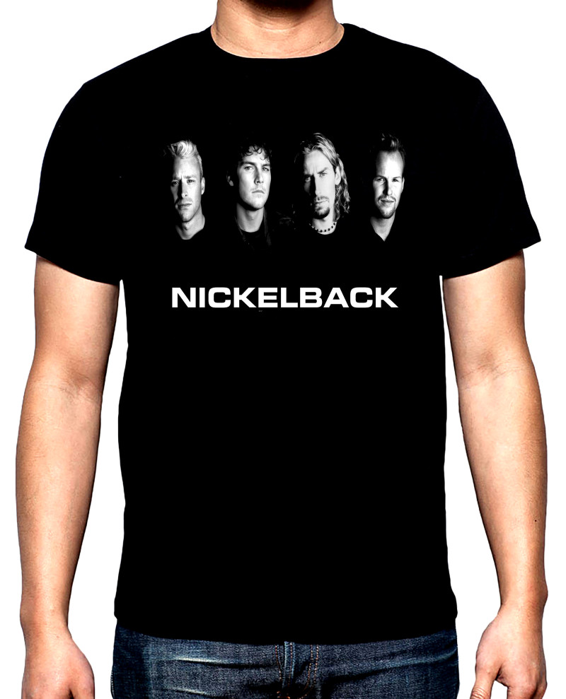 T-SHIRTS Nickelback, Band, men's t-shirt, 100% cotton, S to 5XL