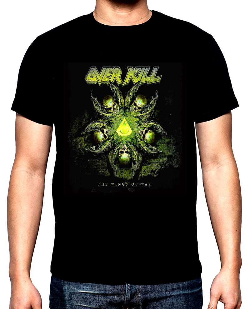T-SHIRTS Overkill, The wings of war, men's t-shirt, 100% cotton, S to 5XL