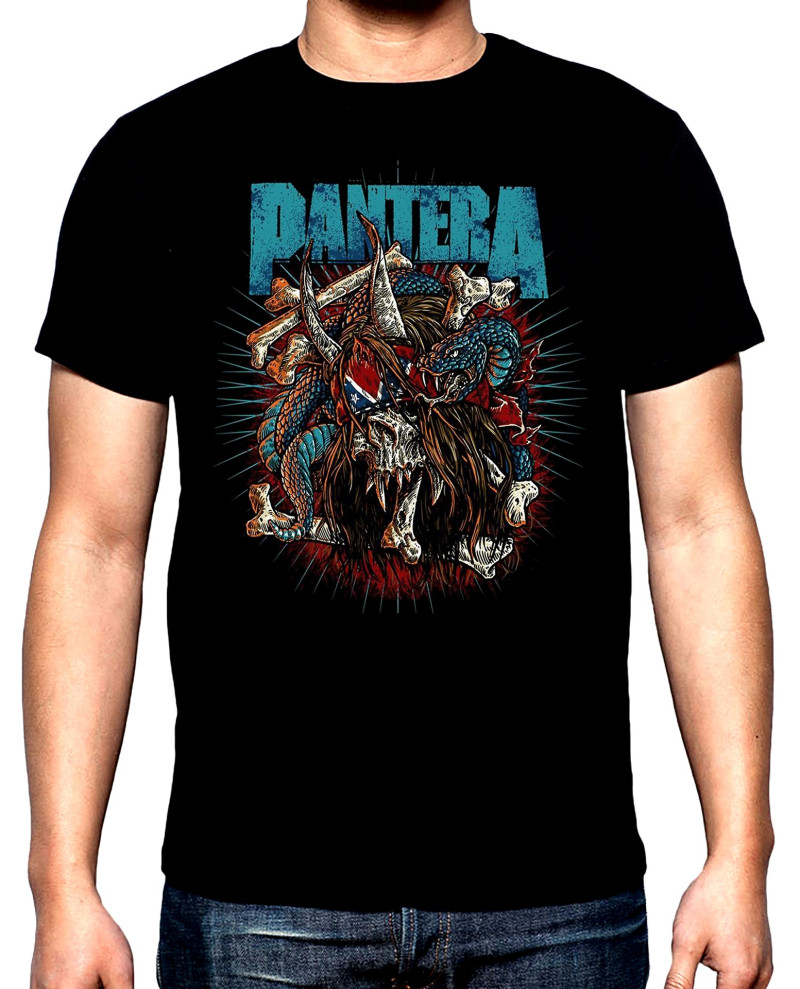 T-SHIRTS Pantera, 3, men's  t-shirt, 100% cotton, S to 5XL