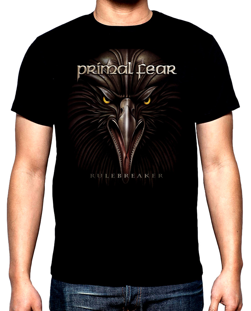 T-SHIRTS Primal fear, Rulebreaker, men's t-shirt, 100% cotton, S to 5XL