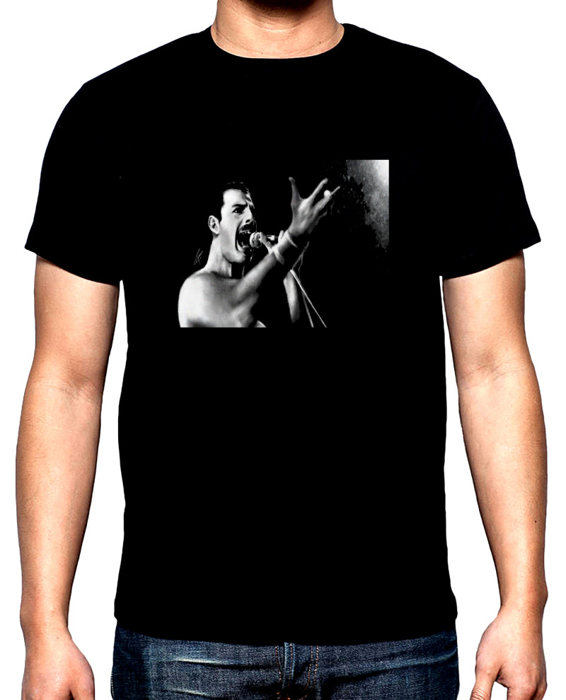 T-SHIRTS Queen, Freddie Mercury, 2, men's t-shirt, 100% cotton, S to 5XL
