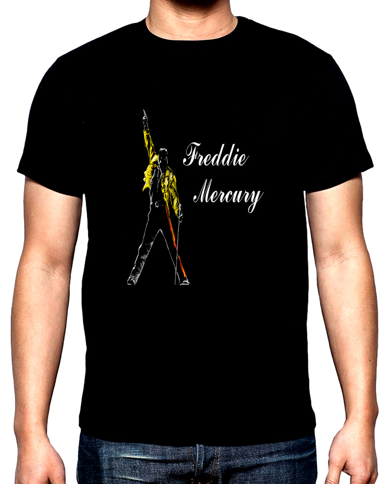 T-SHIRTS Queen, Freddie Mercury, 3, men's t-shirt, 100% cotton, S to 5XL