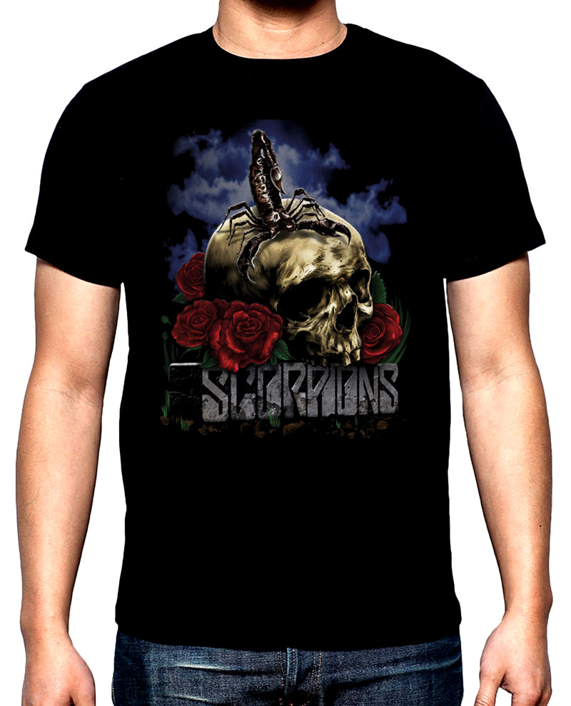 T-SHIRTS Scorpions, men's t-shirt, 100% cotton, S to 5XL