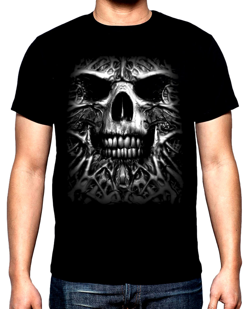 T-SHIRTS Skull, men's  t-shirt, 100% cotton, S to 5XL